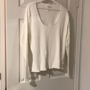 H & M long sleeved ribbed top XXL